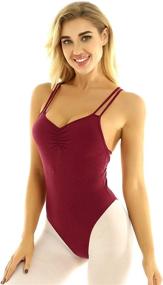 img 1 attached to Choomomo Camisole Leotards Гимнастический костюм