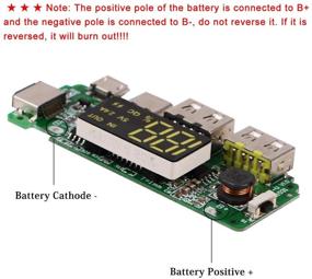 img 1 attached to ⚡️ MakerFocus 4pcs 18650 Charging Board: Dual USB 5V 2.4A Mobile Power Bank Module with Overcharge/Overdischarge Protection - DIY USB Power Bank Board