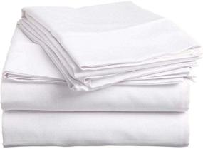img 4 attached to 💤 Ultimate Luxury: Giza Dream Sheets - King Size 100% Giza Cotton Bed Sheet Set