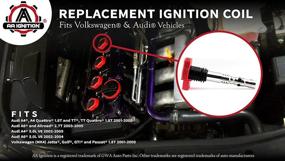 img 2 attached to 🔥 Замена комплекта катушек зажигания - совместимо с автомобилями Volkswagen и Audi (06C905115M, 06B905115D, 06B905115R)