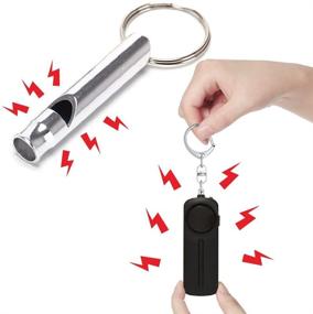 img 2 attached to Kit Personal Flashlight Emergency Stainless Whistle Best