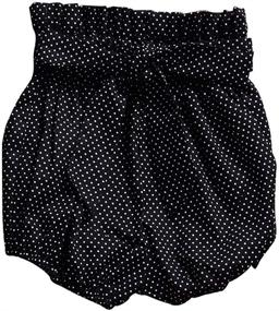 img 1 attached to Top-rated Toddler Girls' Cotton Shorts Bloomers with Bowknot - Set of 3 Solid Color Options