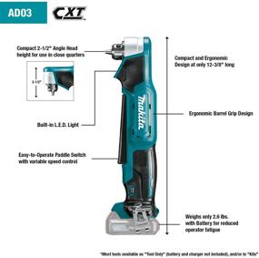 img 3 attached to 🔧 Makita AD03Z Right Angle Drill: Unparalleled Precision and Versatility