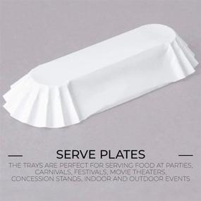 img 1 attached to 🌭 COMINHKPR31108 Hot Dog Tray 50Ct: Convenient Solution for Serving Hot Dogs in Bulk