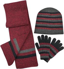 img 2 attached to 🧥 Reversible Touchscreen Boys' Accessories by NIce Caps: Ultimate Cold Weather Companion