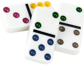 img 1 attached to SKKSTATIONERY Double Color Dominoes Domino