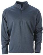 ouray sportswear quest black heather men's clothing logo