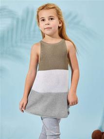 img 1 attached to 👚 Breezy & Stylish: Sleeveless Halter Summer Shirts in Burgundy - Girls' Clothing