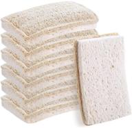 wangda.g 6 pack natural loofah kitchen sponges - eco-friendly reusable dish sponges and scrubbers for dishes, luffa sponges for washing dishes - ideal for dishwashing logo