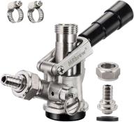 mrbrew all 304 stainless steel keg coupler: d system beer tap for 5/16'' hose logo