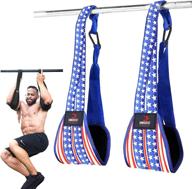 💪 abdominal muscle building dmoose ab straps with arm support for effective ab workouts - attachable hanging straps for pull up bar, men's and women's ab exercise gym pullup equipment логотип