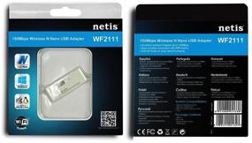 img 2 attached to 🔌 Netis WF2111 Wireless N150 USB Adapter: Windows, Mac OS, Linux Compatible, Easy WPS Setup - Review and Buying Guide