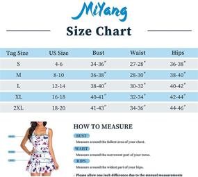 img 1 attached to 👙 MiYang Swimwear Slimming Control Swimdress - Women's Clothing, Swimsuits & Cover Ups