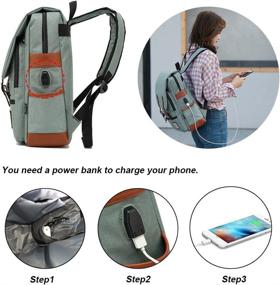 img 1 attached to Powerhouse Backpack: Feskin Professional Charging Business Backpacks