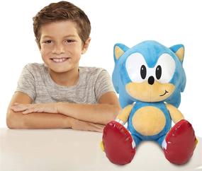 img 3 attached to 🦔 Sonic The Hedgehog Jumbo Plush - 18 Inches Tall