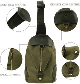 img 2 attached to Louis Montini Cross Body Backpack Crossover Backpacks