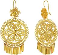 folklorico filigree earrings flower small" translates to "серьги с филагри и цветком 'фолклорико' (маленькие)". логотип