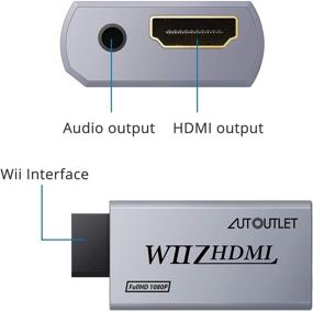 img 1 attached to AUTOUTLET Converter Wii2HDMI Supports Nintendo
