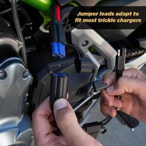 img 1 attached to 🔋 SCOSCHE PBJQC PowerUp QuickConnect: Battery Jumper Leads with Trickle Charger for Cars, Trucks, & Motorcycles