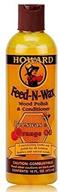 🪑 howard fw0016 feed-n-wax wood polish and conditioner - 3-pack, 16-ounce bottles: ultimate care for wood furniture! logo