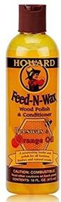 img 4 attached to 🪑 Howard FW0016 Feed-N-Wax Wood Polish and Conditioner - 3-Pack, 16-Ounce Bottles: Ultimate Care for Wood Furniture!