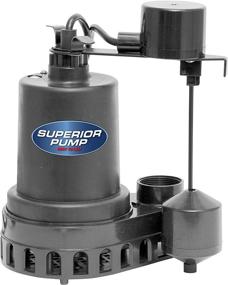 img 4 attached to 🌊 Superior Pump 92572 0.5 HP Thermoplastic Submersible Sump Pump - Vertical Float Switch