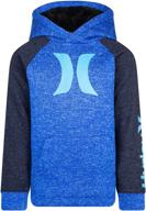 👕 hurley boys pullover hoodie: midnight cool boys' clothing for stylish hoodies & sweatshirts logo