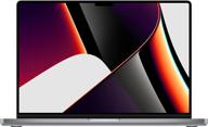 apple macbook pro 2021 (16-inch, apple m1 pro chip, 10‑core cpu, 16‑core gpu, 16gb ram, 512gb ssd) - space gray logo