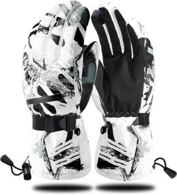 img 4 attached to 🧤 Ultimate Winter Gear: Atercel Waterproof Touchscreen Ski Gloves for Men and Women - Stay Warm and Connected in the Snow!