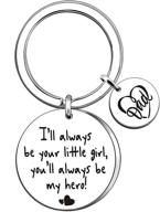 daughter always little keychain appreciation logo