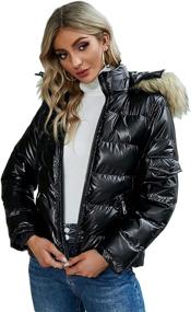 img 4 attached to GZDMFS Thicken Quilted Lightweight Outerwear
