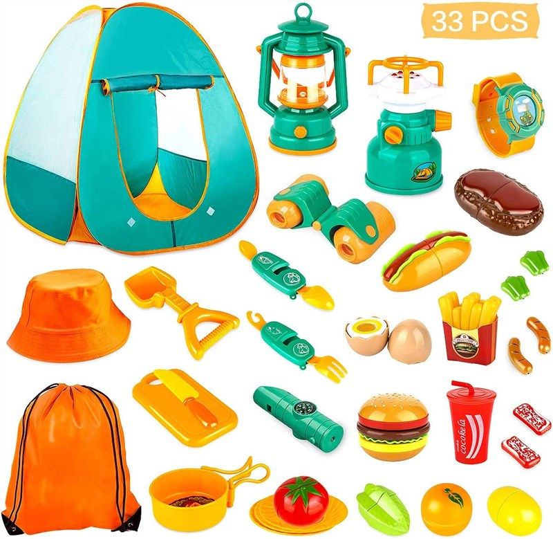 kaqinu camping outdoor pretend toddler 로고