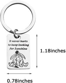 img 3 attached to 🌞 Find Your Sunshine: Donkey Quote Bracelet - Inspiring Gift
