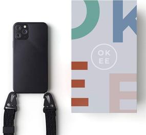 img 4 attached to 📱 OKEE Commuter iPhone 11 Crossbody Case: Biodegradable, Eco-Friendly, Detachable Straps, Adjustable Length (Black, 11)