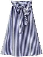 chic & stylish pleat bowknot midi skirt for women by choies logo