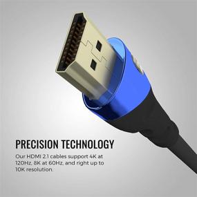 img 1 attached to 8K Cobalt HDMI 2.1 Cable with Monster Ultra High-Speed, 48 Gbps, 6 ft Length