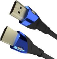 8k cobalt hdmi 2.1 cable with monster ultra high-speed, 48 gbps, 6 ft length logo