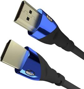 img 4 attached to 8K Cobalt HDMI 2.1 Cable with Monster Ultra High-Speed, 48 Gbps, 6 ft Length