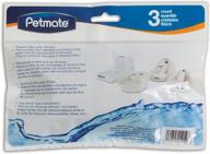 petmate fresh flow replacement filters pack - set of 3 filters logo