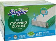 🧹 swiffer sweeper wet mopping cloths refills - open window fresh scent - 2 packs of 32 count logo