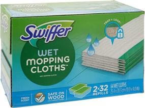 img 4 attached to 🧹 Swiffer Sweeper Wet Mopping Cloths Refills - Open Window Fresh Scent - 2 Packs of 32 Count