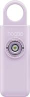 🔐 hootie personal keychain alarm - self defense siren for women, men, and kids safety, handheld emergency device with loud sound and panic strobe light - lavender logo