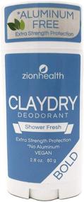 img 2 attached to 🚿 Stay Fresh All Day with Clay Dry Bold Deodorant: Shower Fresh Zion Health 2.8 oz Stick