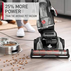 img 2 attached to 👏 Powerful Hoover MAXLife Elite Swivel XL Pet Upright Vacuum Cleaner: HEPA Filtration, Carpets and Hard Floors, UH75250, Grey