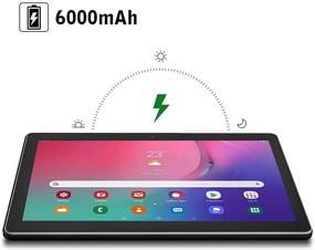 img 1 attached to 📱 MARVUE Pad M20 Tablet - 10.1 Inch Android 10.0 Tablet with 2GB RAM, 32GB ROM, Quad Core Processor, 8MP+5MP Dual Camera, HD IPS Screen, Long-lasting Battery, HDMI, FM, GPS - Black