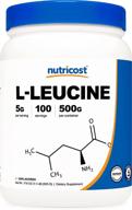 nutricost pure l leucine powder grams logo