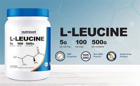 img 2 attached to Nutricost Pure L-лейциновый порошок в граммах