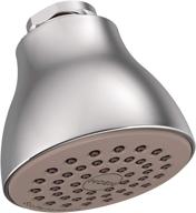 🚿 upgrade your shower experience with the moen 6300 one-function standard showerhead in chrome logo