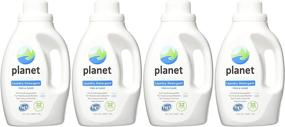 img 2 attached to 🌍 Planet HE Ultra Laundry Liquid Detergent, 32 Loads, 50oz Bottle (Pack of 4)