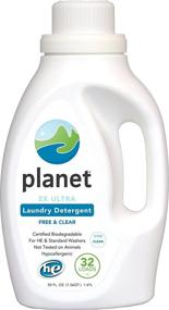 img 4 attached to 🌍 Planet HE Ultra Laundry Liquid Detergent, 32 Loads, 50oz Bottle (Pack of 4)